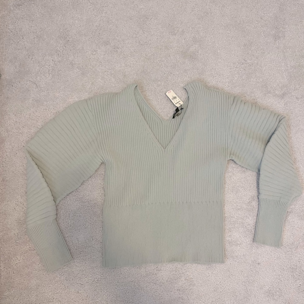 Pale Mint Express Sweater